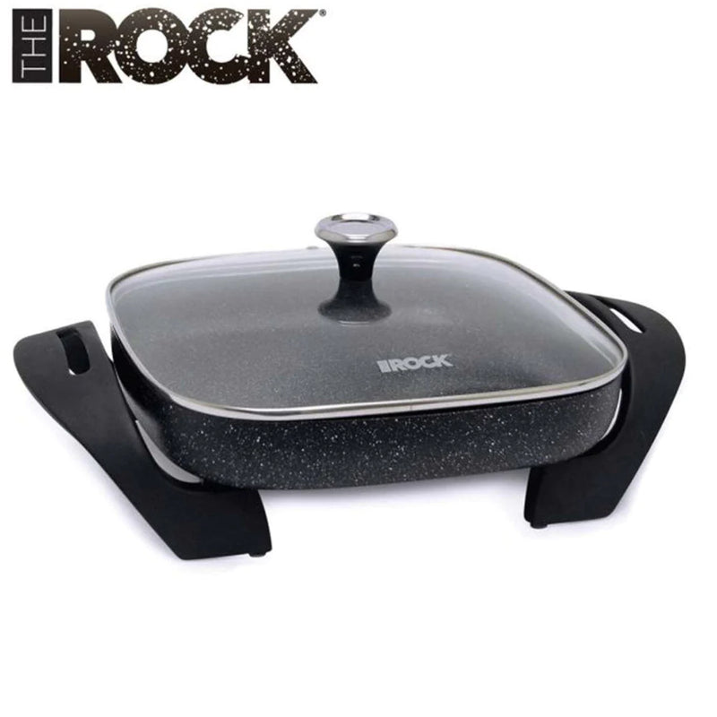 STARFRIT The Rock Electric Skillet, 12" Width, Non-Stick Surface - 24400