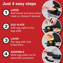 HAMILTON BEACH 25490C Dual Breakfast Sandwich Maker