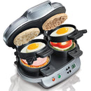 HAMILTON BEACH 25490C Dual Breakfast Sandwich Maker
