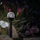 FUSION 26062 Mini Solar Crackle Ball Stakes 3 Pack