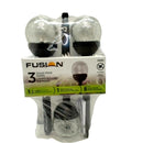 FUSION 26062 Mini Solar Crackle Ball Stakes 3 Pack
