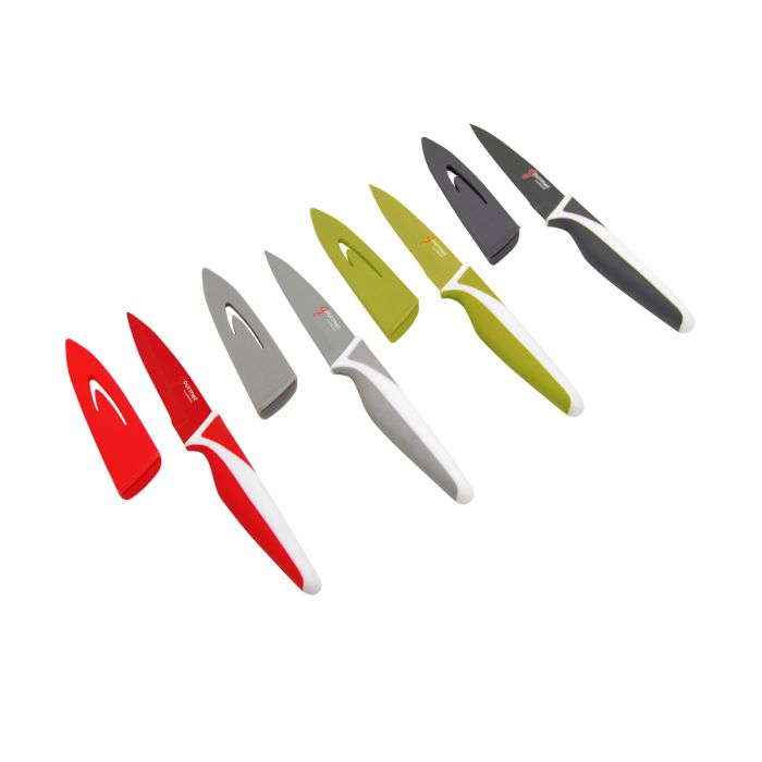 STARFRIT 80906 Gourmet Set of 4 Paring Knives with cover