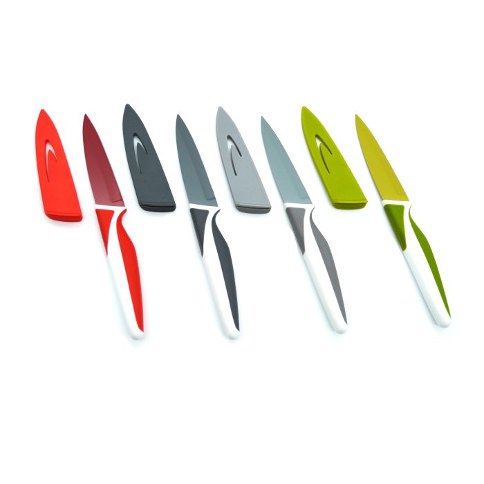 STARFRIT 80906 Gourmet Set of 4 Paring Knives with cover