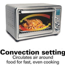 HAMILTON BEACH 31190C Stainless Steel Digital & Convection Toaster Oven