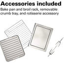 HAMILTON BEACH Sure-Crisp Digital Air Fryer Toaster Oven with Rotisserie - Refurbished with Full Manufacturer Warranty - 31194C