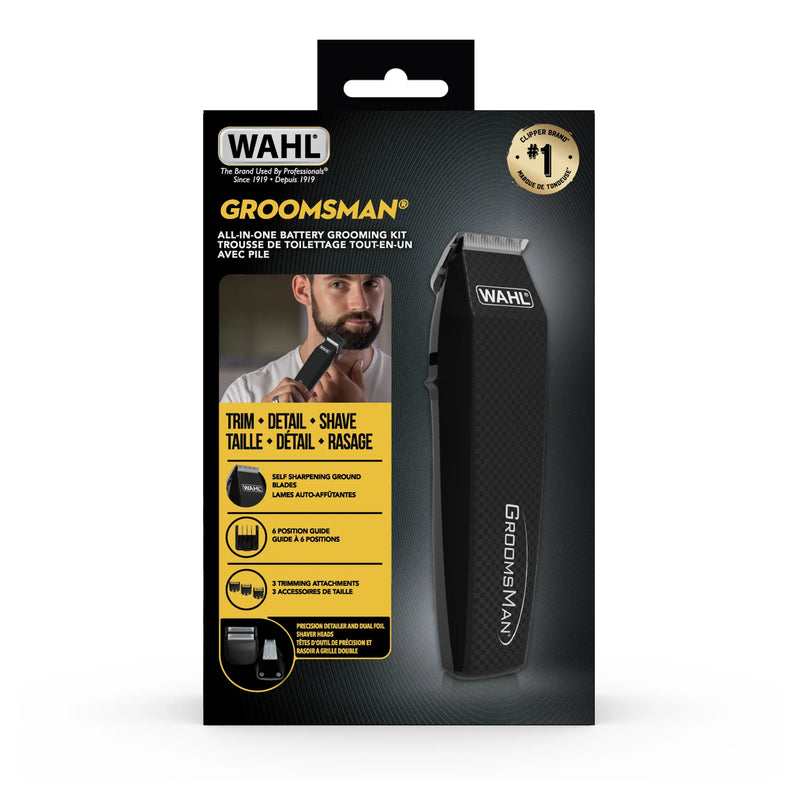 WAHL Groomsman All in One Battery Grooming Kit-3121