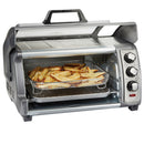 HAMILTON BEACH 31523C Easy Reach Sure-Crisp Air Fryer Toaster Oven - Factory serviced with Home Essentials warranty