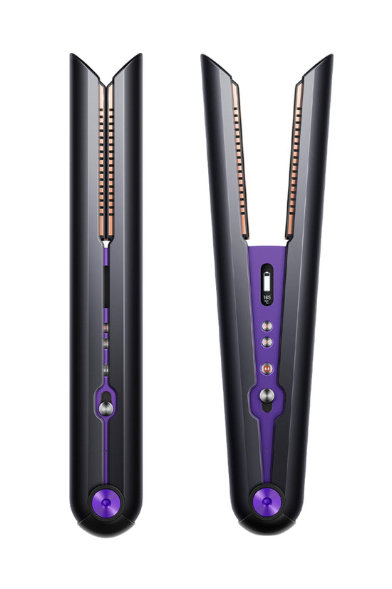 DYSON OFFICIAL OUTLET - Corrale Hair Straightener - Refurbished (EXCELLENT) with 1 year Warranty (Excellent) - Black & Purple