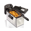 HAMILTON BEACH 35033C 12 Cup Oil Capacity Deep Fryer