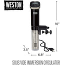WESTON 36200 Sous Vide Immersion Circulator - Factory serviced with Home Essentials warranty
