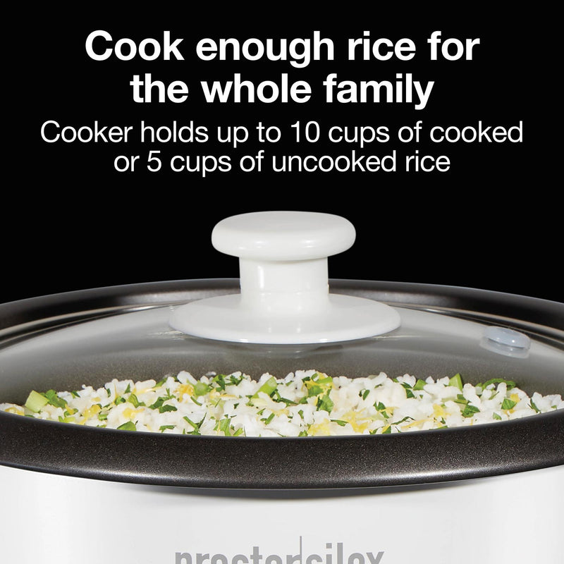 PROCTOR SILEX 10 Cup Rice Cooker & Steamer - 37533G