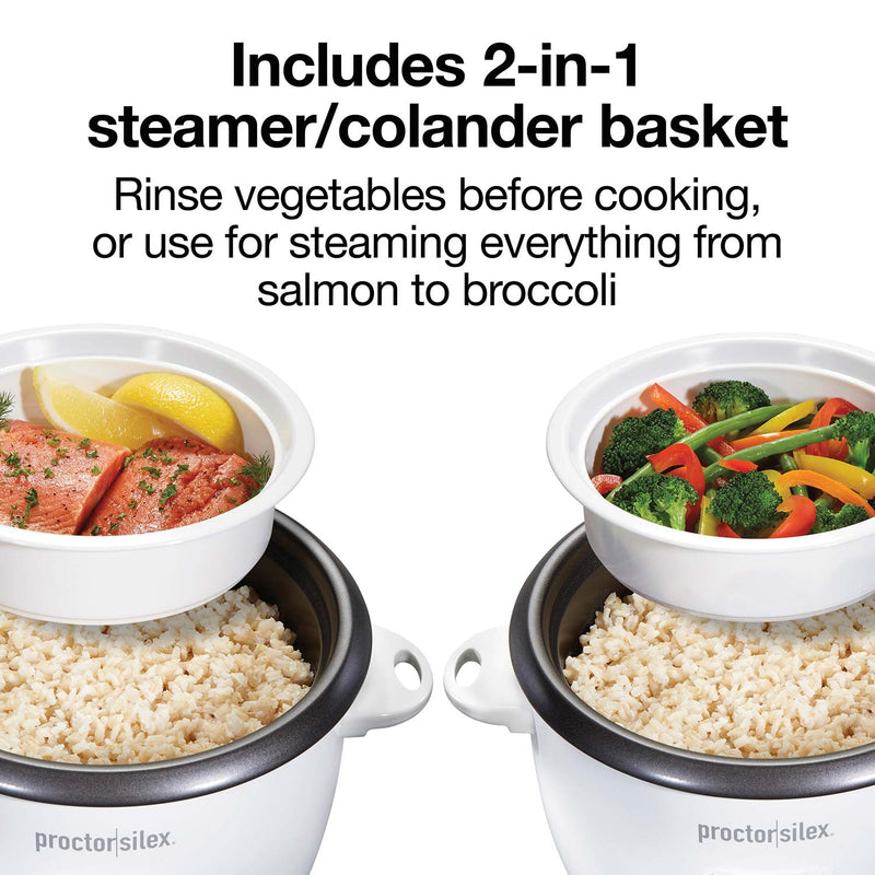 PROCTOR SILEX 10 Cup Rice Cooker & Steamer - 37533G