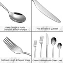 SLIVERWARE Set 40 Piece Stainless Steel Flatware