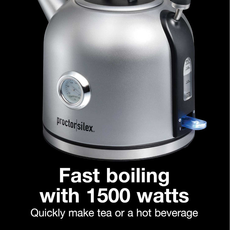 PROCTOR SILEX 41035C Electric Dome Kettle 1.7 Litre