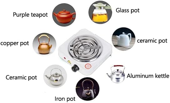 HAUZ Electric Stove, Portable Hot Plate Single Tube Kitchen Single Burner  Easy Clean, Perfect for Camping-ABR4451