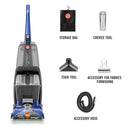 Hoover Power Scrub Deluxe Pet Carpet & Upholstery Deep Cleaner Factory serviced with Home Essentials Warranty-FH50141CDI