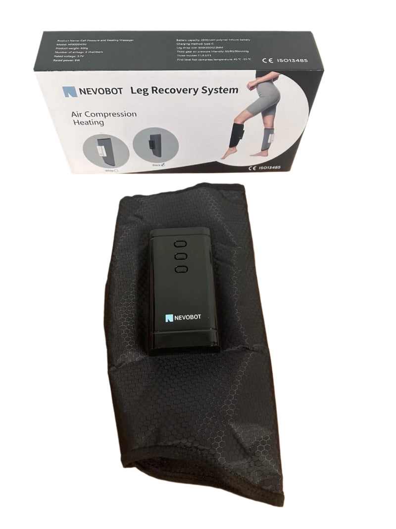 Masseur à pression d'air chauffant rechargeable NEVOBOT pour mollets - HF3002MINI