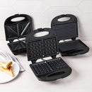 Hauz  Non-stick, Lightweight and Compact Panini Press, Black-APM319