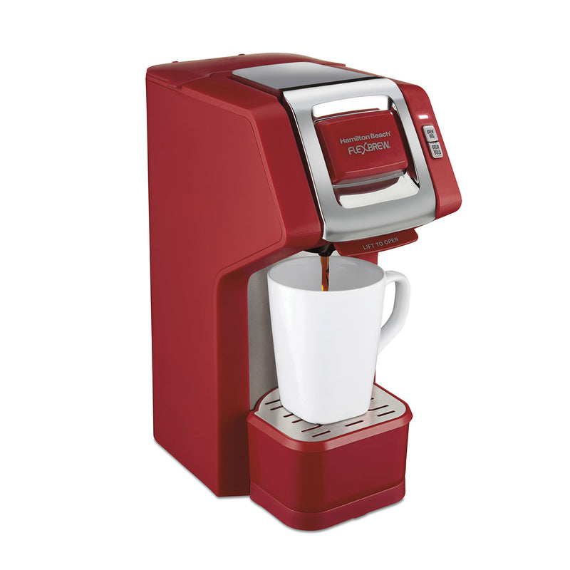HAMILTON BEACH FlexBrew® Single-Serve Coffee Maker, Red -49945