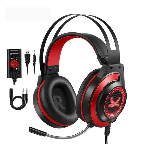 CM7000 - HEADSET GAMING STEREO FOR PC PS MOBILE XBOX ASSORTED RED/BLUE