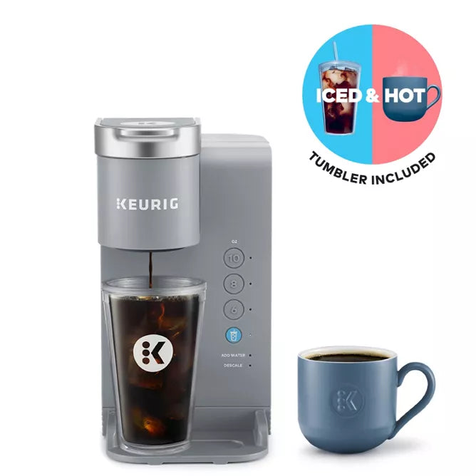 KEURIG Single Serve K-Iced K25F Essentials Coffee Maker, Blemished package with full warranty