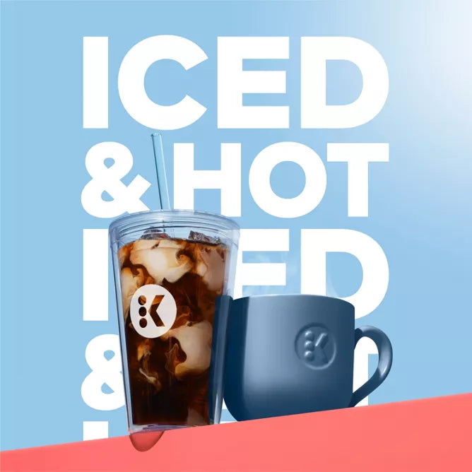 Cafetera KEURIG de una sola porción K-Iced K25F Essentials, paquete defectuoso con garantía completa