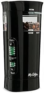 Mr. Coffee Blade Grinder with Chamber Maid Cleaning System, Black -IDS77