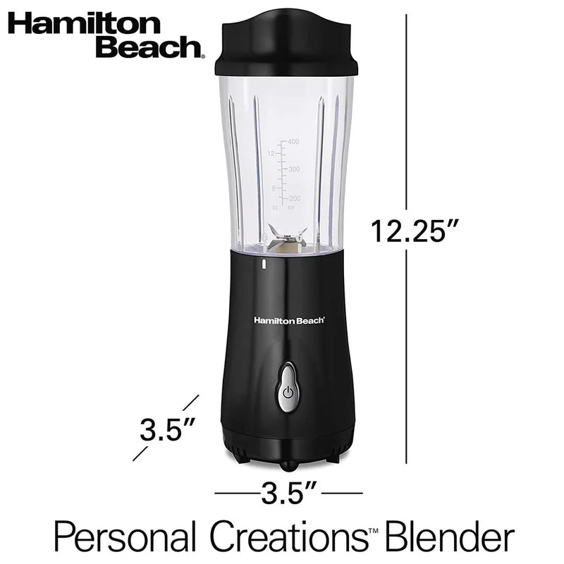 HAMILTON BEACH Personal Blender with Travel Lid-51101BC