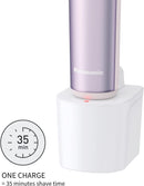 Panasonic Wet/Dry Electric Shaver for Women, Pink Refurbished with Home Essentials warranty- ESWL80