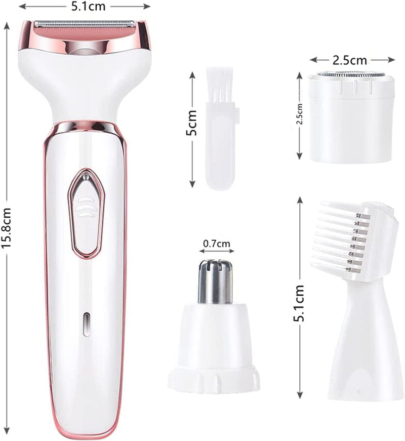 ‎Foil Shavers Rechargeable Grooming Kit 4 in 1 For Women-RF-3028