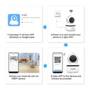 CACAGOO 1080P Wireless Indoor Security Camera Smart Home Surveillance IP Camera