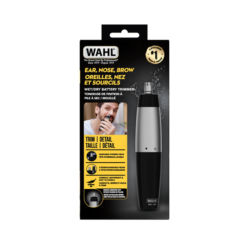 WAHL Wet/Dry Ear,Nose & Brow Trimmer-5546