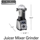 HAMILTON BEACH PROFESSIONAL 58770 2.2 HP 120V Mixer Grinder and Juicer - Refurbished with Home Essentials warranty