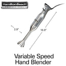 HAMILTON BEACH PROFESSIONAL 59750C Variable Speed Hand Blender - Refurbished with Home Essentials warranty