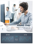 Auriculares USB MPOW/Auriculares para computadora de 3,5 mm (paquete de 2) - PA071A