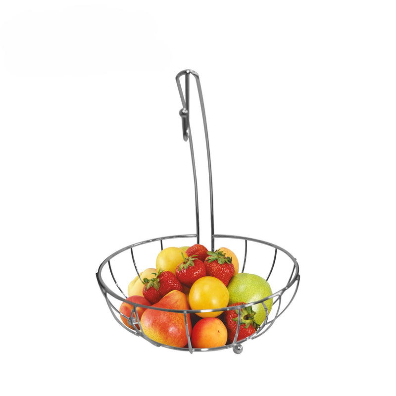 RK Chrome Fruit Bowl with Banana Holder-KA-DR426