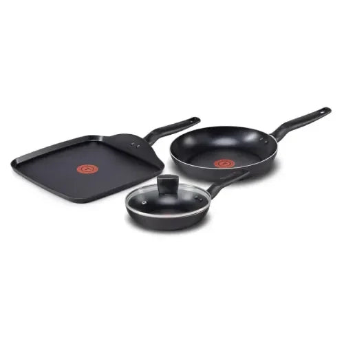 T-FAL ESSENTIAL BLACK SET 4PCS -B2184S54