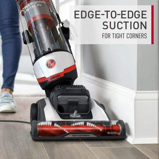 HOOVER® PowerDrive Swivel XL Upright Vacuum, Bagless Upright Vacuum Refurbished with Home Essentials Warranty  -UH75110/UH75145CDI