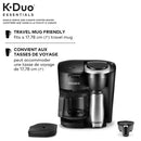 KEURIG K-Duo Essentials Single Serve K-Cup Pod & Carafe Coffee Maker, Blemished package with full warranty