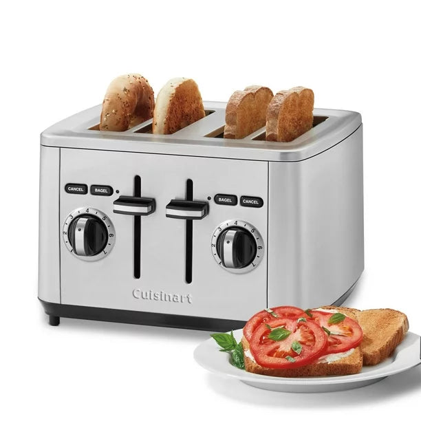 Cuisinart 4-Slice Stainless Steel Toaster-CPT-14C