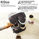KEURIG K-Duo Essentials Single Serve K-Cup Pod & Carafe Coffee Maker, Blemished package with full warranty