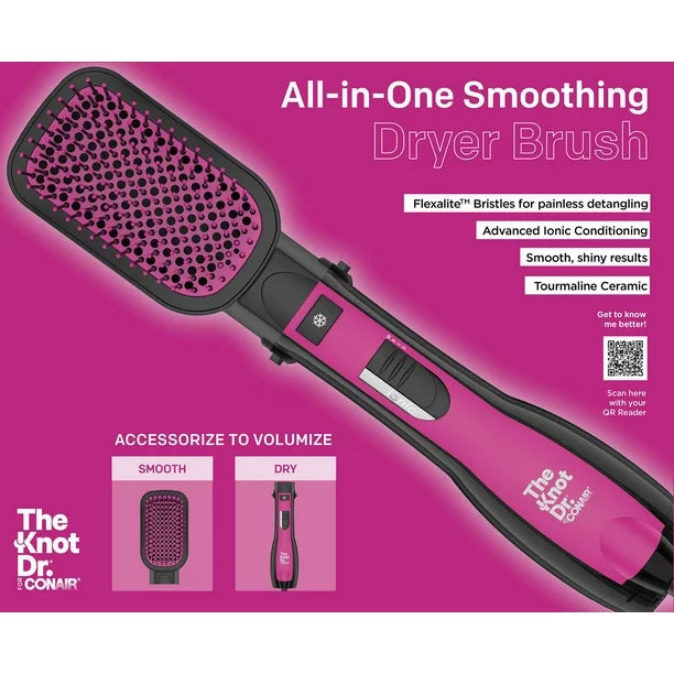 The Knot Dr All-in-One Dryer Brush Set, Hot Air Brush -BC120DBC