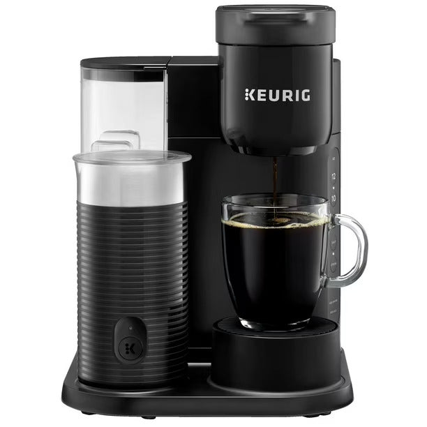 KEURIG K-Cafe Essentials K85 Single Serve Coffee  Latte & Cappuccino Maker, Blemished package with full warranty