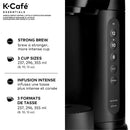 KEURIG K-Cafe Essentials K85 Single Serve Coffee  Latte & Cappuccino Maker, Blemished package with full warranty