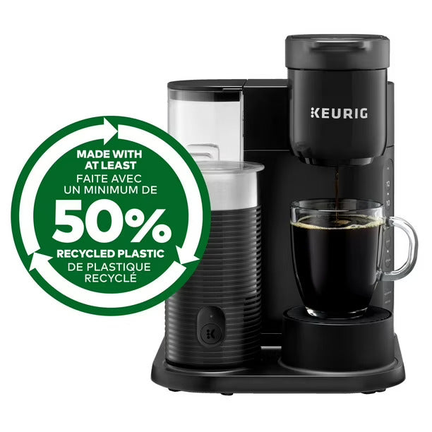 Machine à café latte et cappuccino à portion individuelle KEURIG K-Cafe Essentials K85, emballage défectueux avec garantie complète