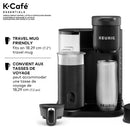 KEURIG K-Cafe Essentials K85 Single Serve Coffee  Latte & Cappuccino Maker, Blemished package with full warranty