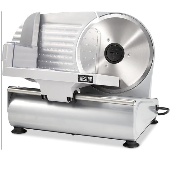 WESTON 61-0750-W Electric Meat Slicer - Factory serviced with Home Essentials warranty