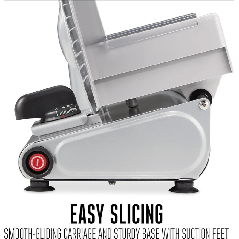 WESTON 61-0750-W Electric Meat Slicer - Factory serviced with Home Essentials warranty
