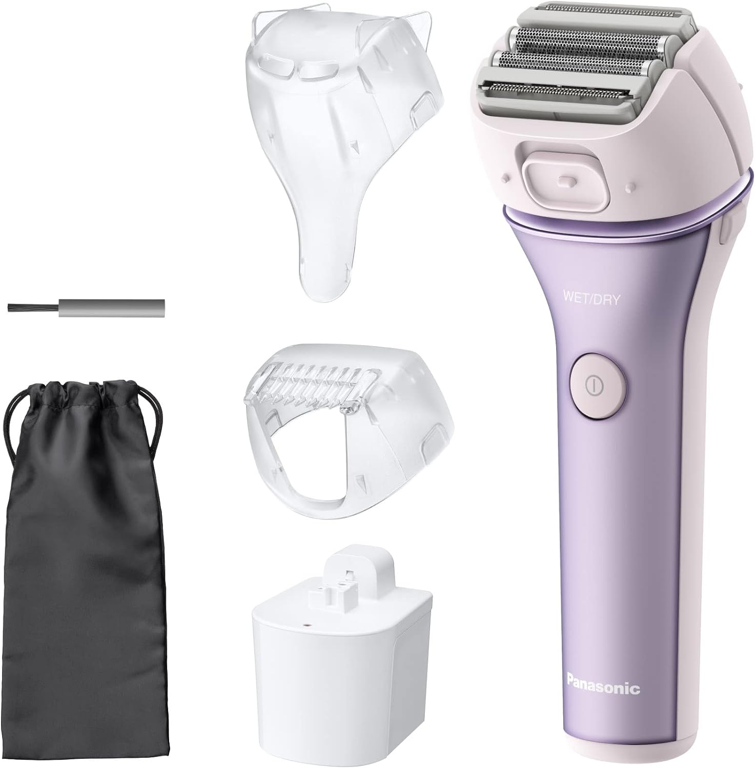 Panasonic Wet/Dry Electric Shaver for Women, Pink Refurbished with Hom