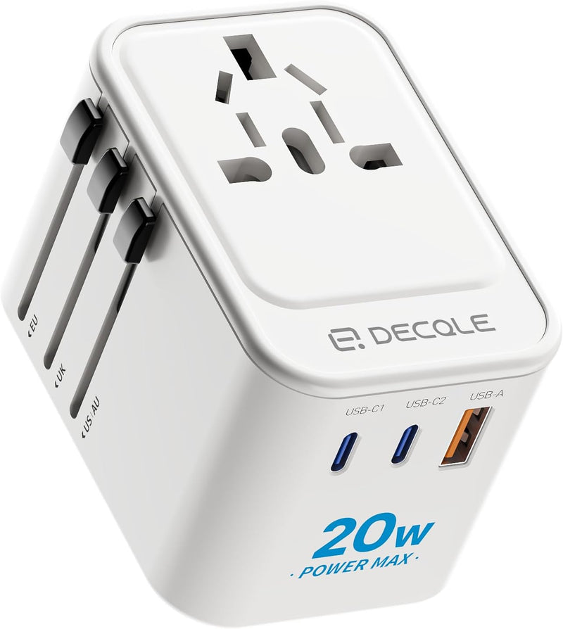 DECQLE DQZ9 Universal Travel Adapter 20W